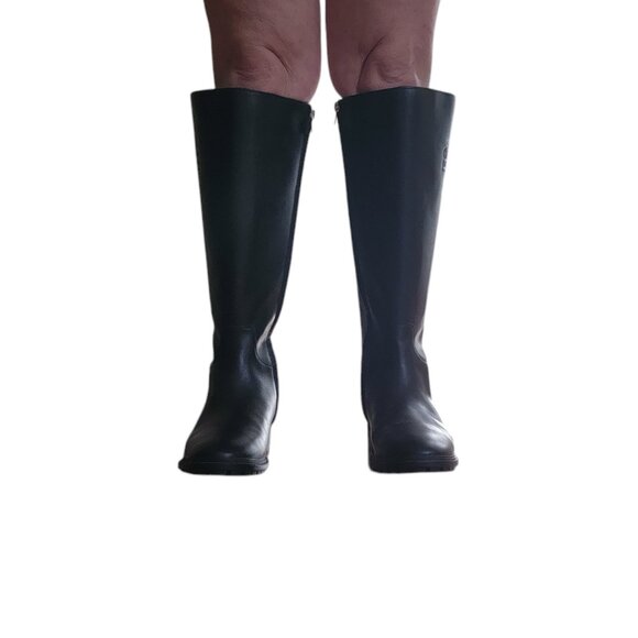 Coach Fynn Leather Boots Black - Picture 3 of 7